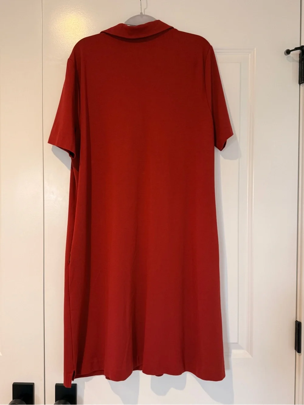 Chico's Polo Dress with Leopard Trim